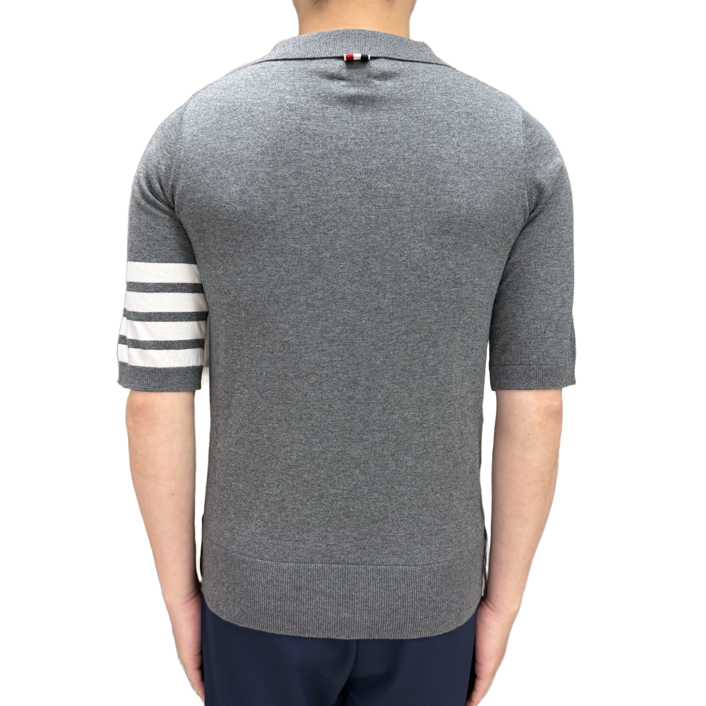 Tennis Racket Jacquard Polo Shirt THOM TREND