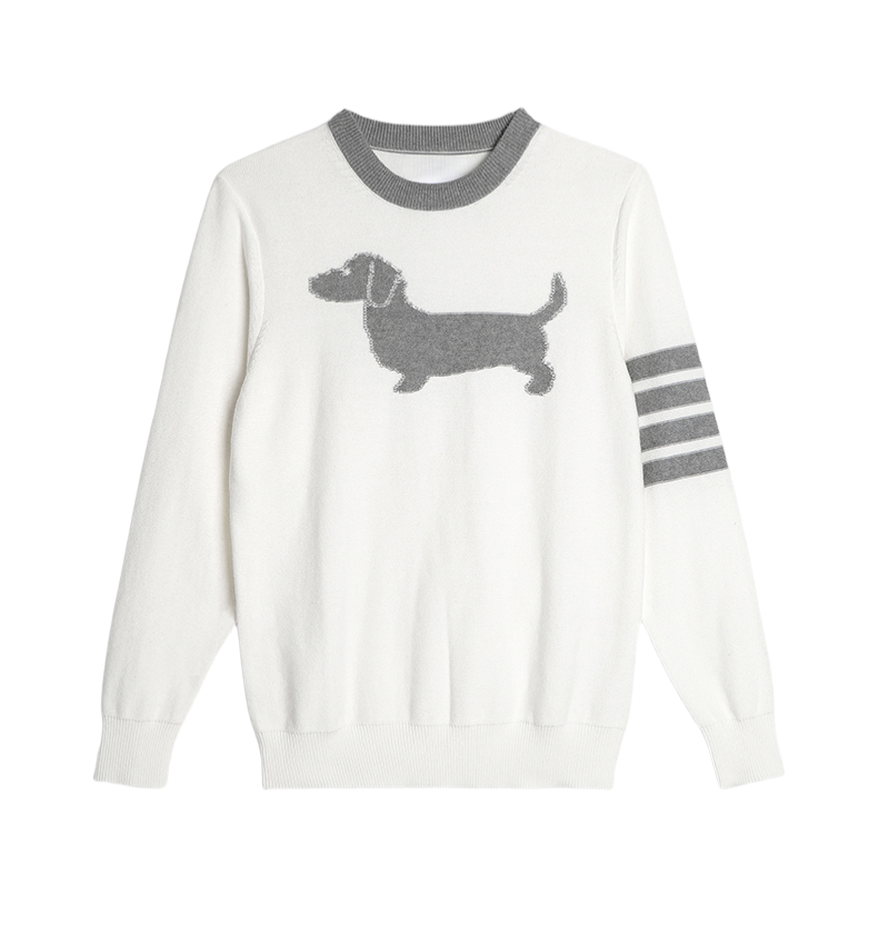 2025SS Puppy Crew Neck Sweater THOM TREND
