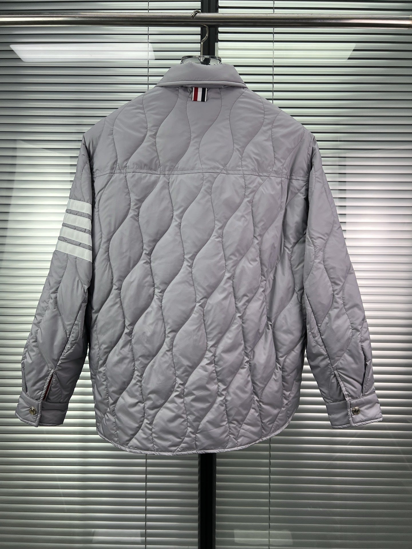 Diamond striped down jacket THOM TREND