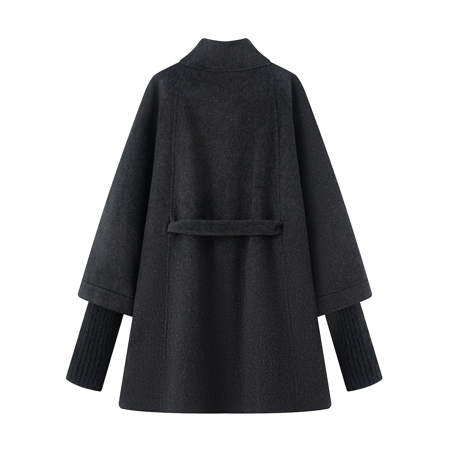 2025SS mid-length tie woolen coat THOM TREND