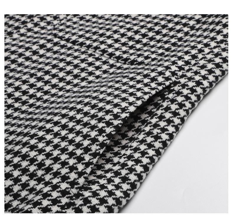 Men's Houndstooth Shirt Jacket THOM TREND