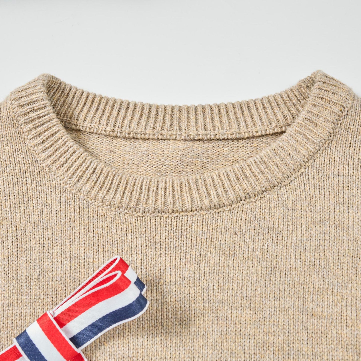 2025SS Detachable bow sweater THOM TREND
