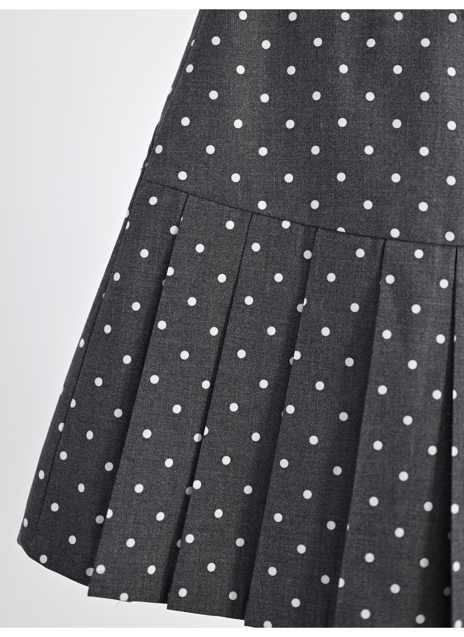 Polka dot high-waisted skirt THOM TREND