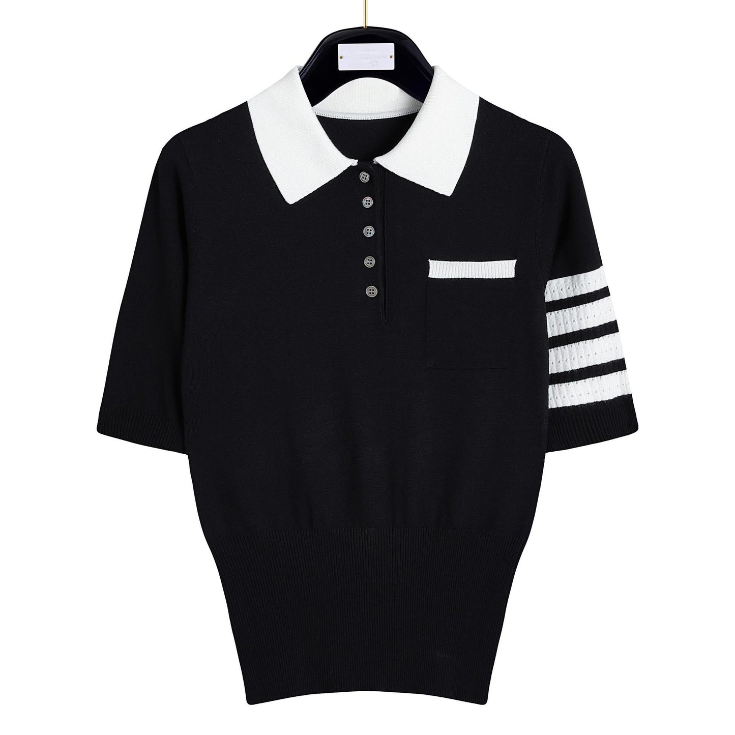 Women's back puppy polo short sleeve THOM TREND