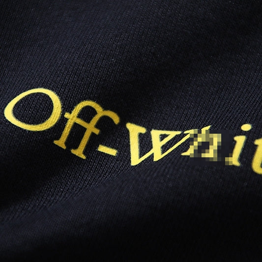 Off-White Gold Diagonal Arrow Crewneck Sweatshirt - White product detail view