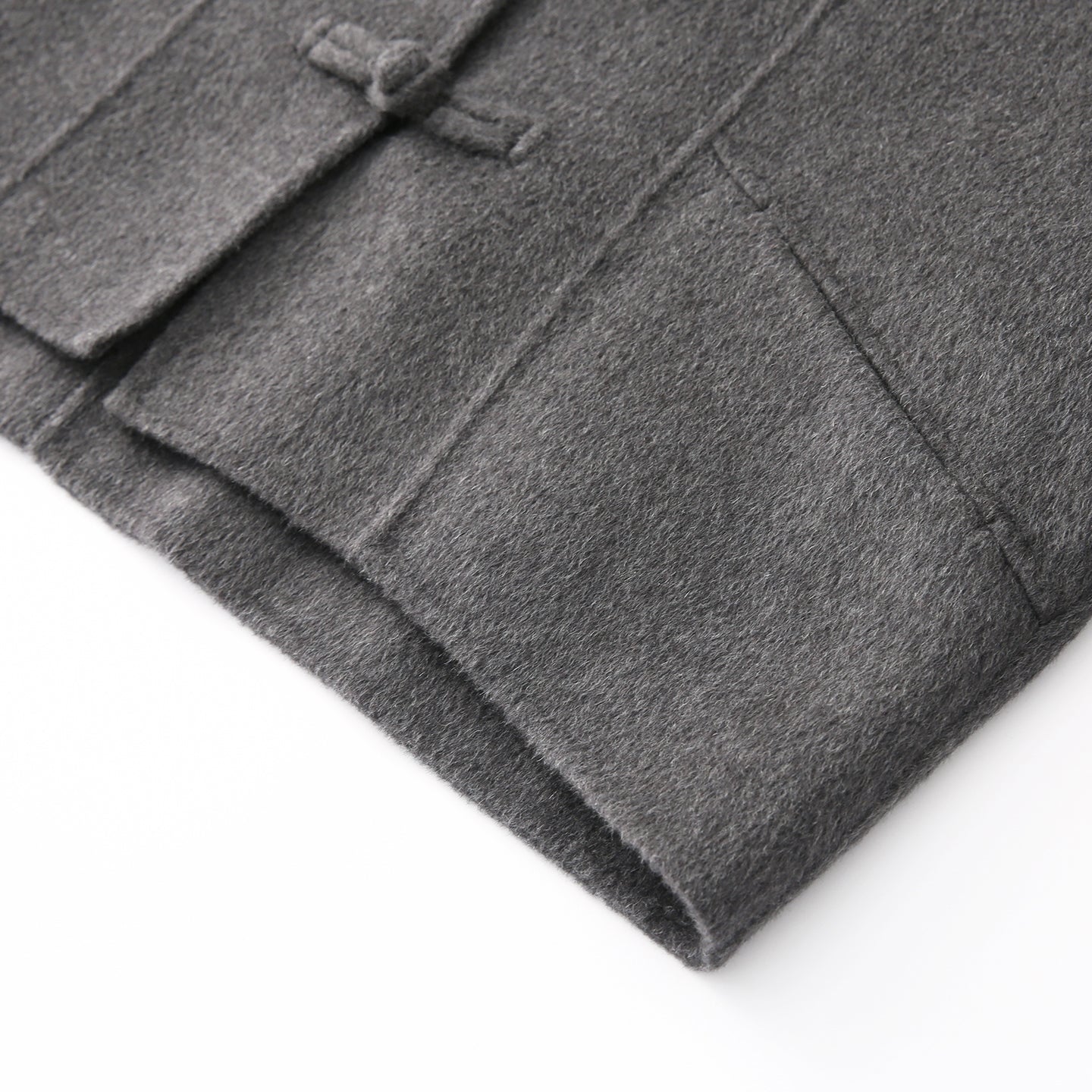 2025SS Buttoned double-faced wool coat THOM TREND