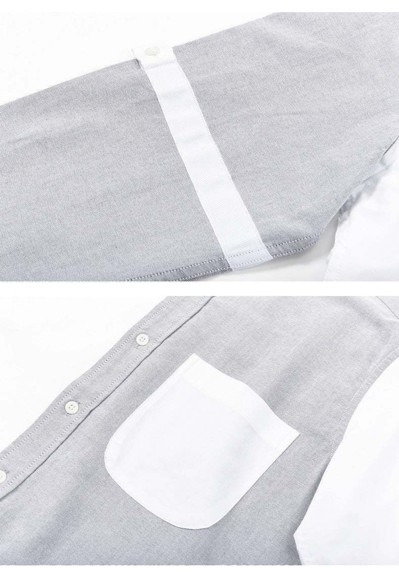 Puppy Print Back Slit Long Sleeve Shirt（副本） THOM TREND