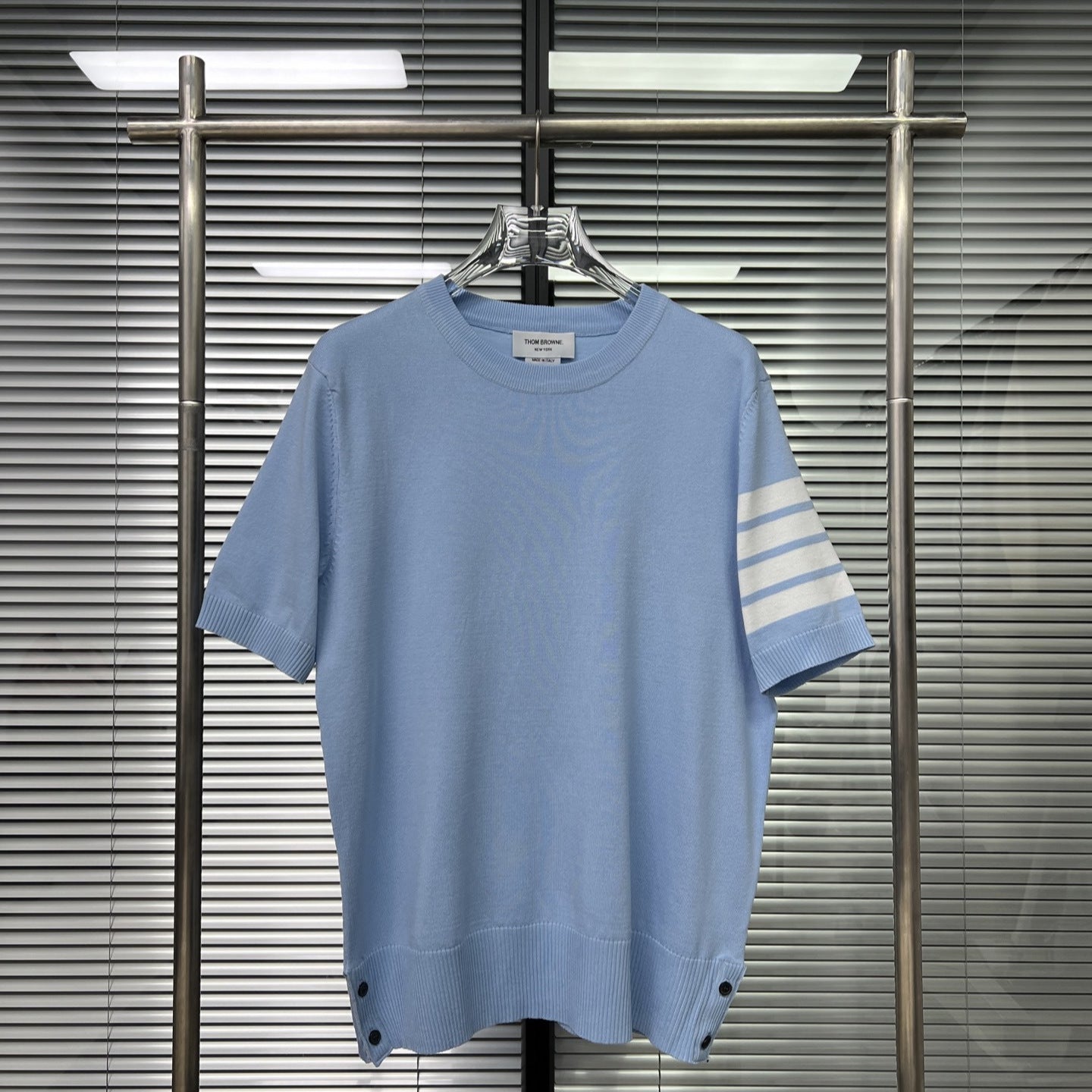 Women's four-bar v-neck cardigan（副本） THOM TREND