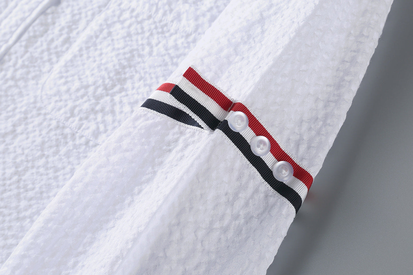 2025SS Women's Seersucker Shirt THOM TREND