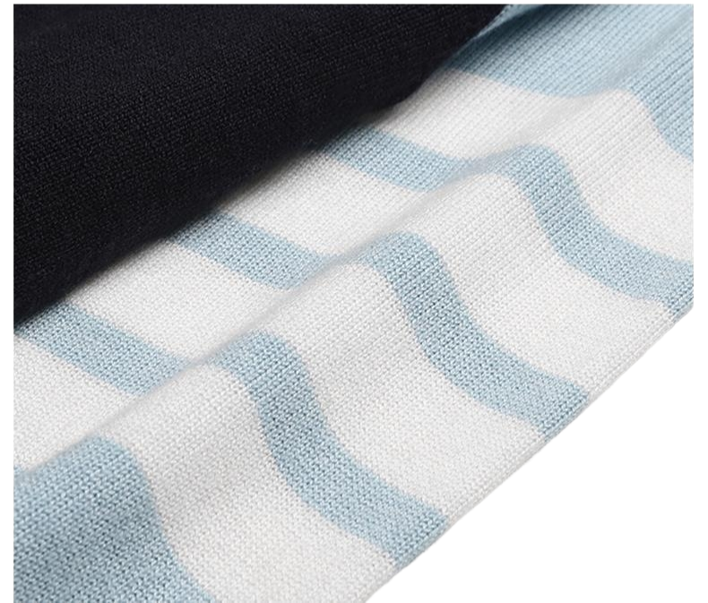 THOM Lapel color-block wool sweater THOM TREND