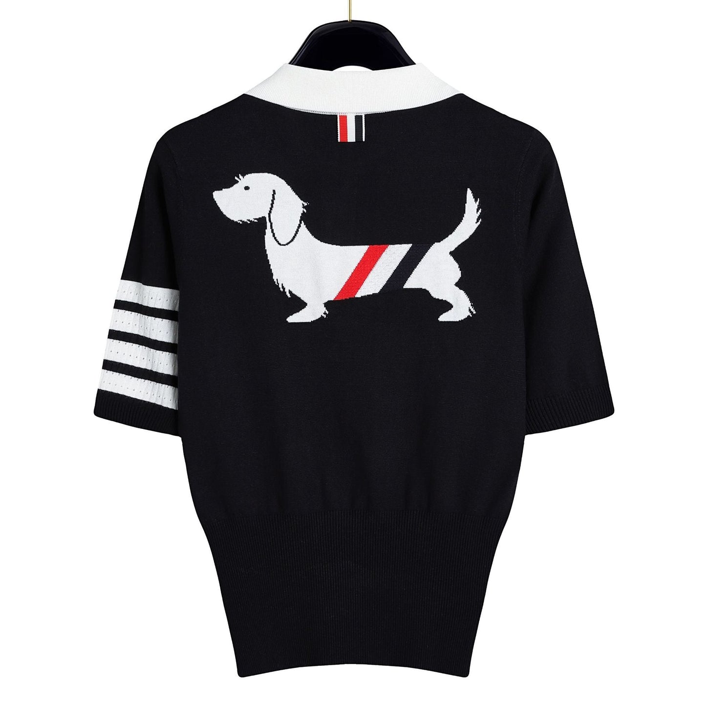 Women's back puppy polo short sleeve THOM TREND