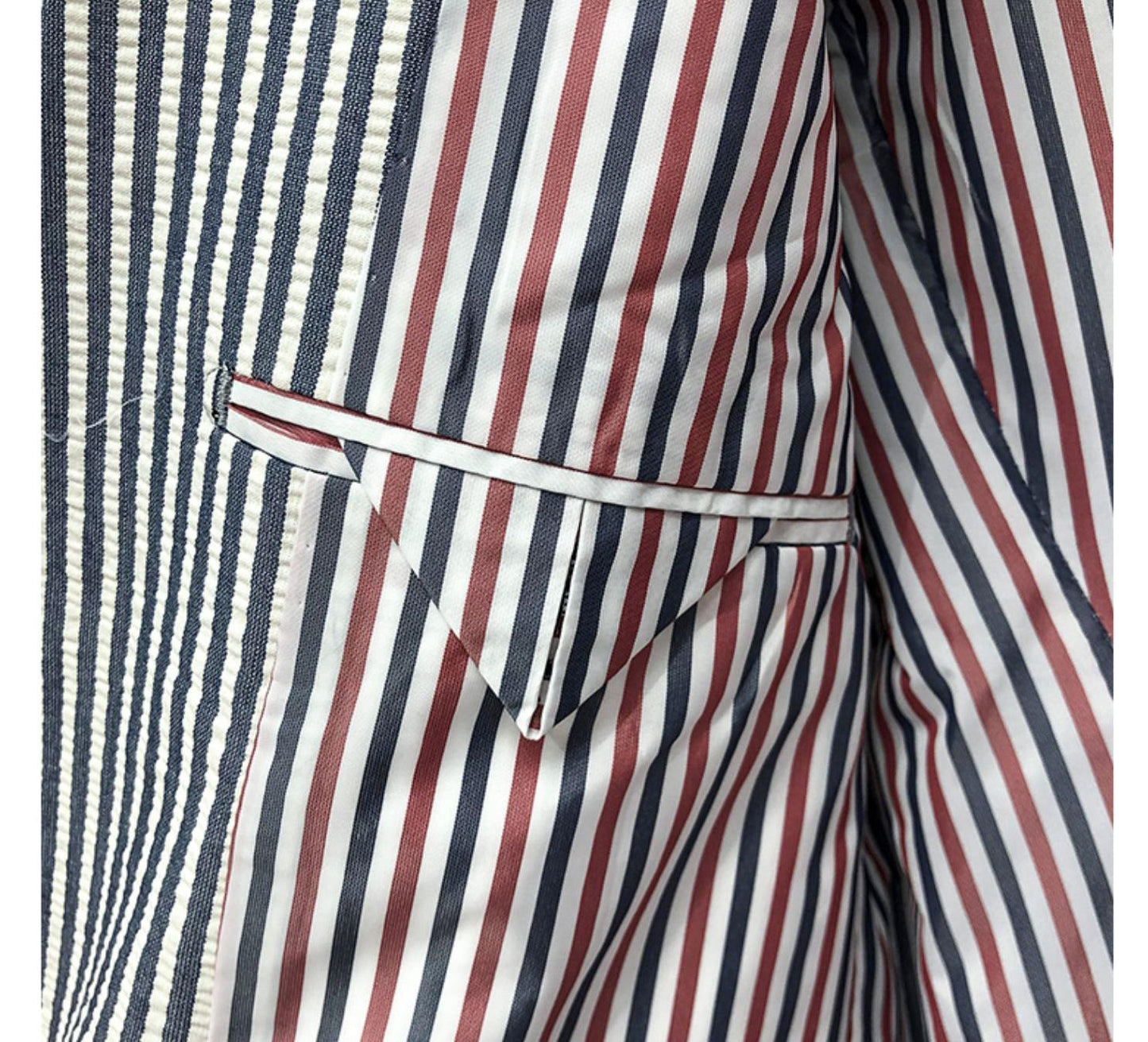 2025SSS Men's striped suit THOM TREND