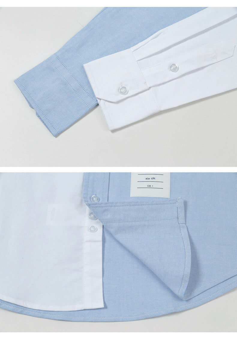 Men's black and white striped shirt（副本） THOM TREND