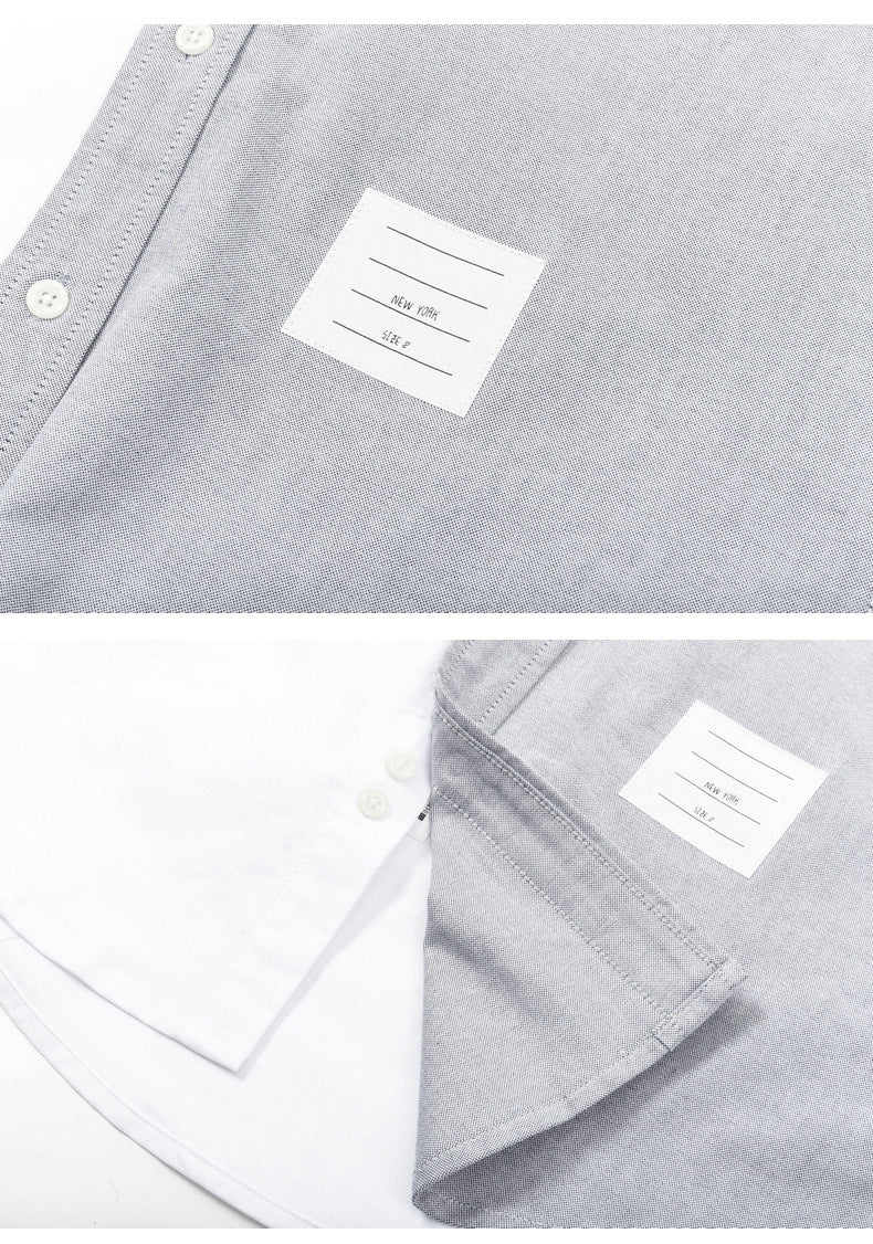 Puppy Print Back Slit Long Sleeve Shirt（副本） THOM TREND