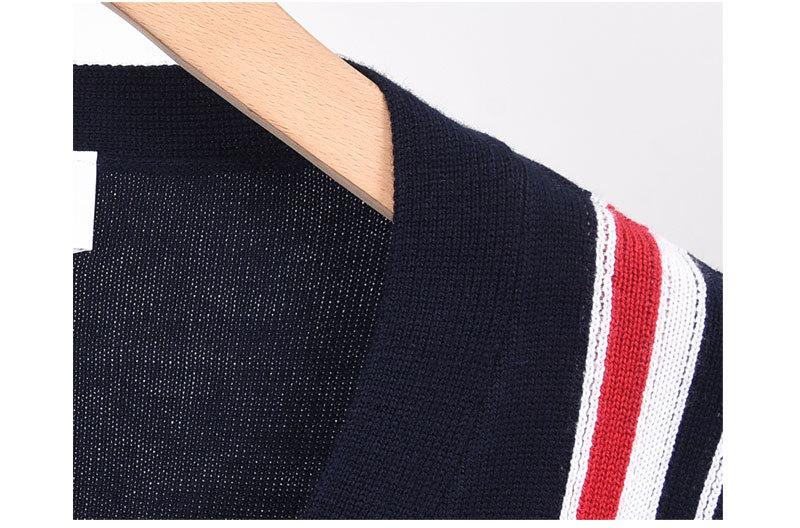 2025SSS Four-stripe wool cardigan THOM TREND