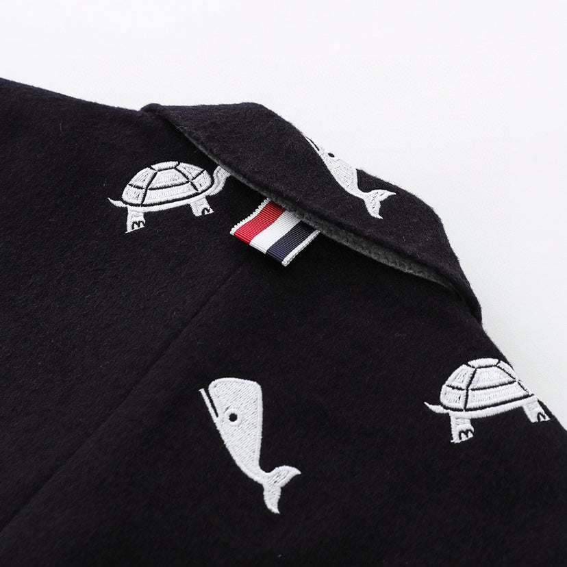 Sea turtle embroidered suit THOM TREND