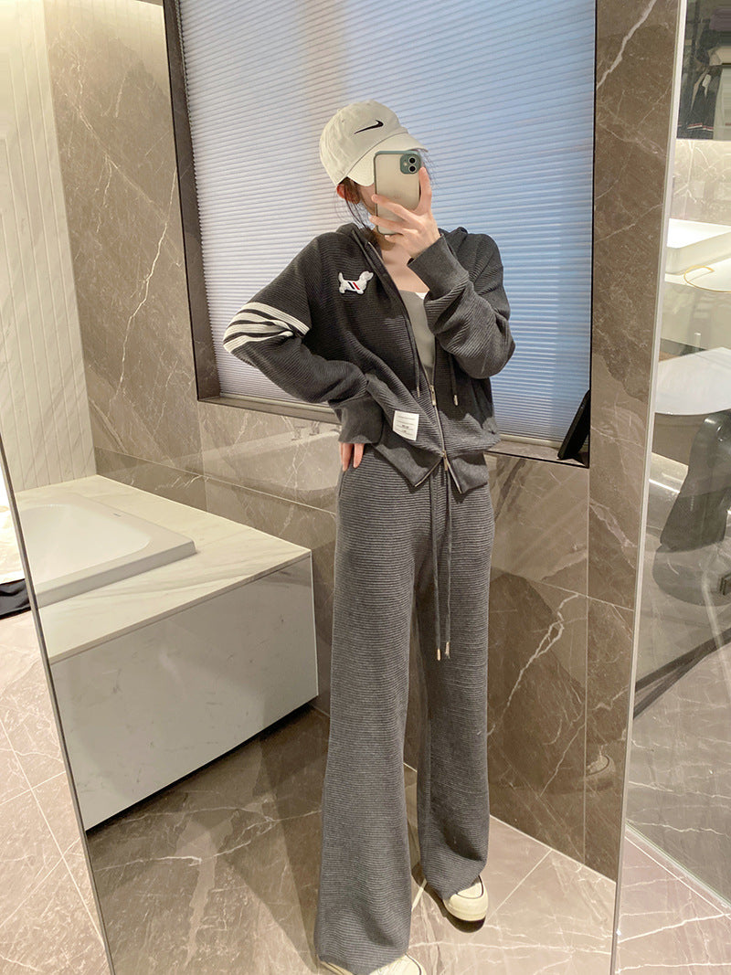 2025SS Women's Hoodie Top + Pants THOM TREND