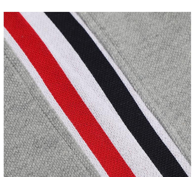 Colorblock Striped Lapel Polo Shirt（副本） THOM TREND