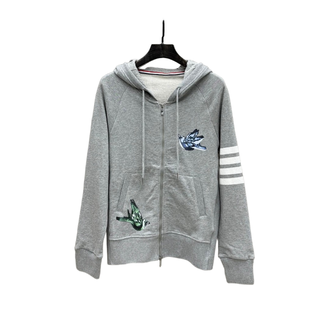 2025SS canary embroidered hoodie THOM TREND