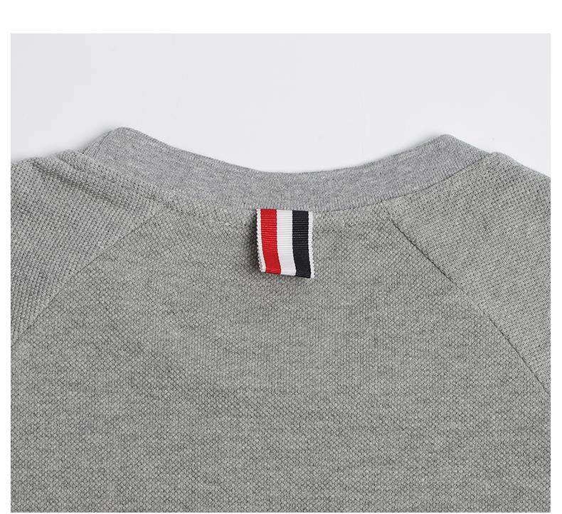 Colorblock Striped Lapel Polo Shirt（副本） THOM TREND