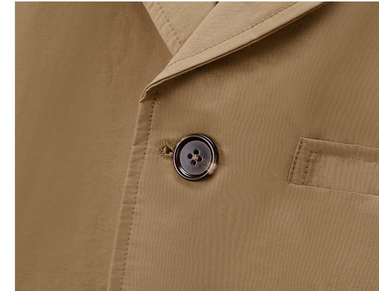 2025SS Striped Web Style Slit Lapel Jacket THOM TREND