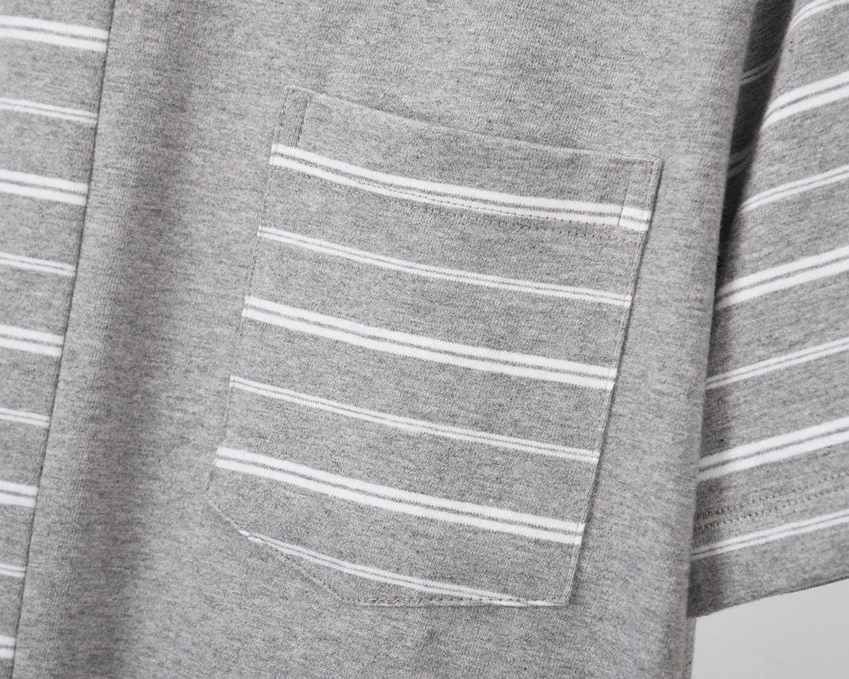 Unisex Striped Short Sleeve T-Shirt（副本） THOM TREND