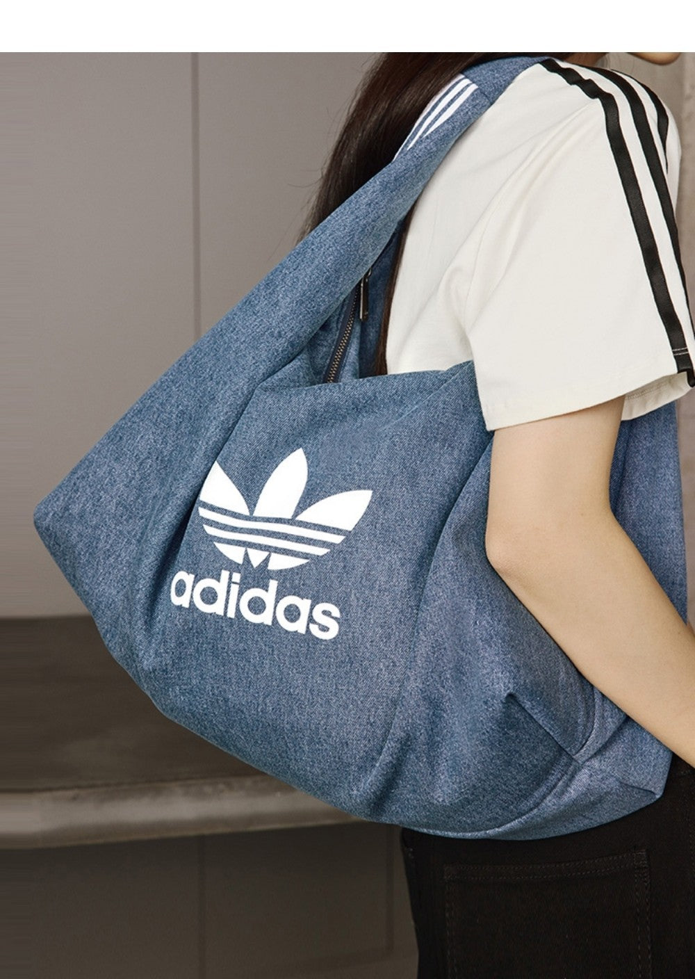 Originals Hobo Bag | Trefoil Logo Shoulder Bag | 2 Colors