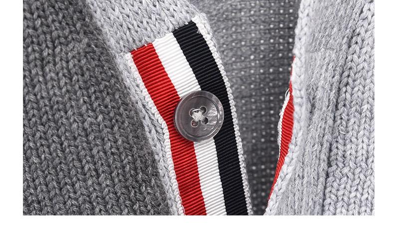 2025SSS Colorblock Cardigan Sweater THOM TREND