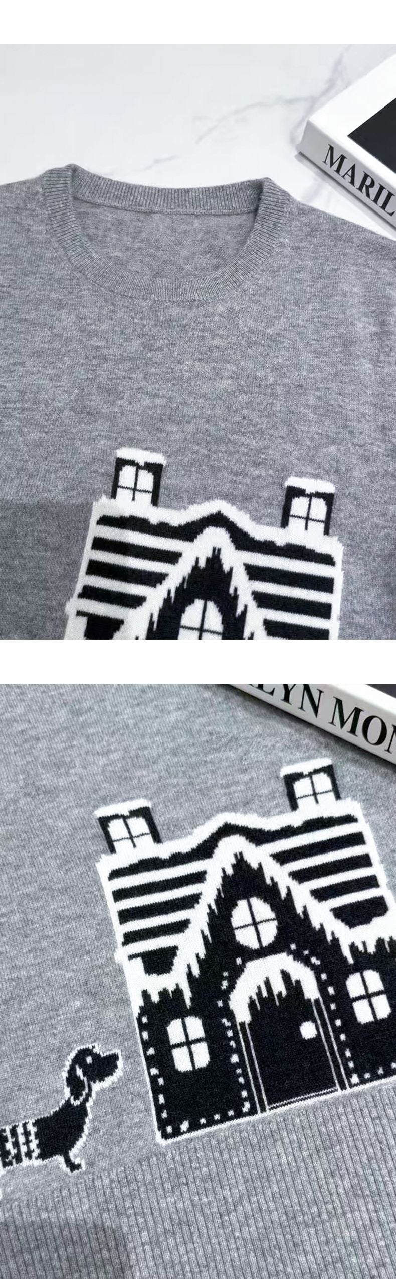 Christmas House Knitted Sweater THOM TREND