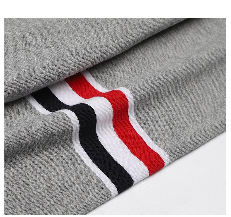 2025SS Double-sleeved ribbon T-shirt THOM TREND