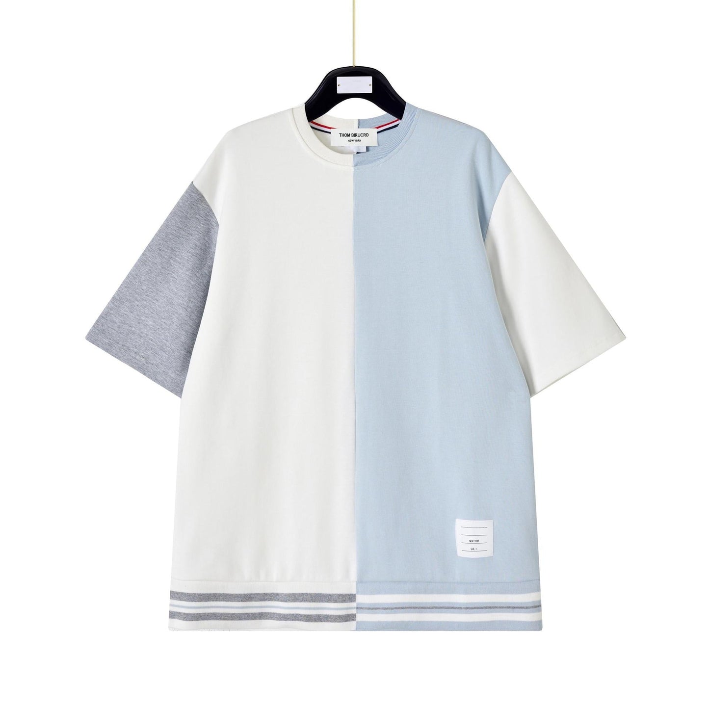 Unisex contrast color short-sleeve THOM TREND