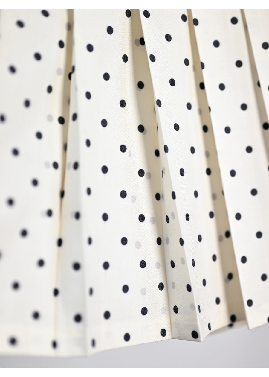 Polka dot high-waisted skirt THOM TREND