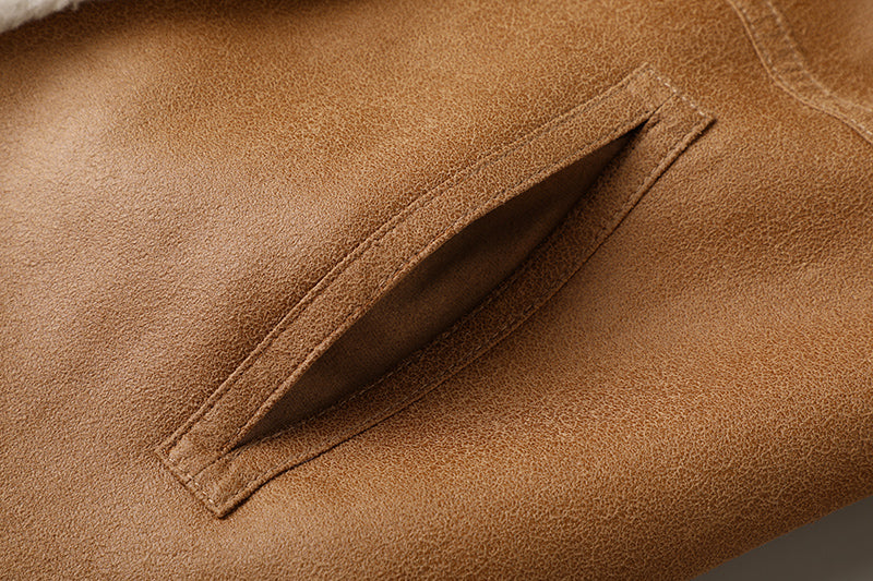 2025SS One-piece double-sided pure wool fur coat THOM TREND