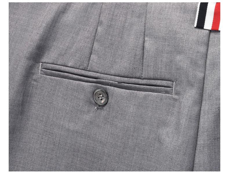 2025SS  Men's striped suit shorts THOM TREND