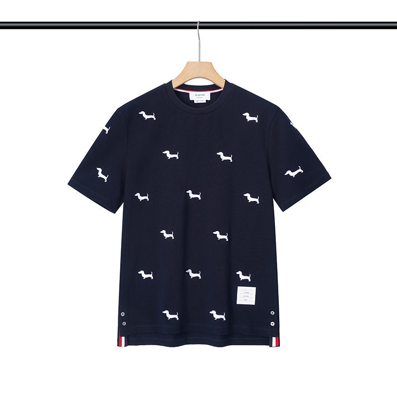 2025SS Puppy embroidered T-shirt THOM TREND