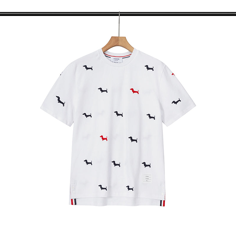 2025SS Puppy embroidered T-shirt THOM TREND