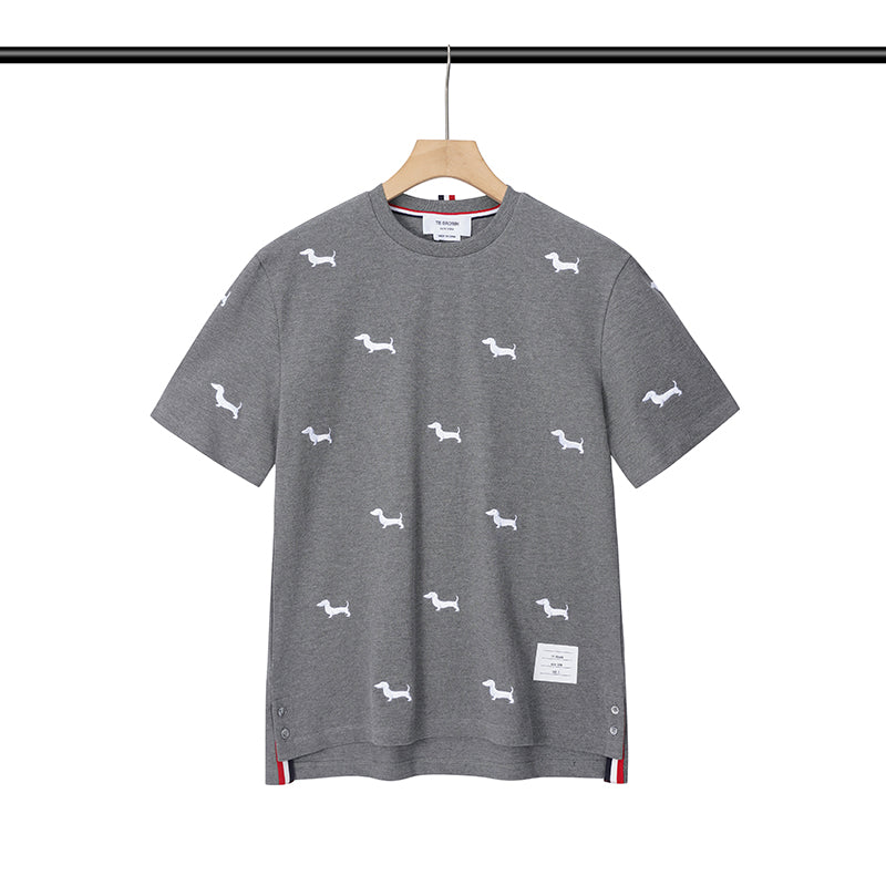 2025SS Puppy embroidered T-shirt THOM TREND
