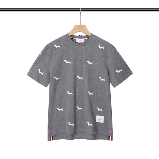 2025SS Puppy embroidered T-shirt THOM TREND