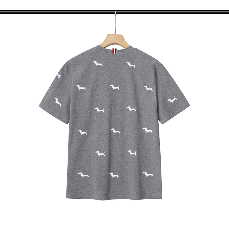 2025SS Puppy embroidered T-shirt THOM TREND