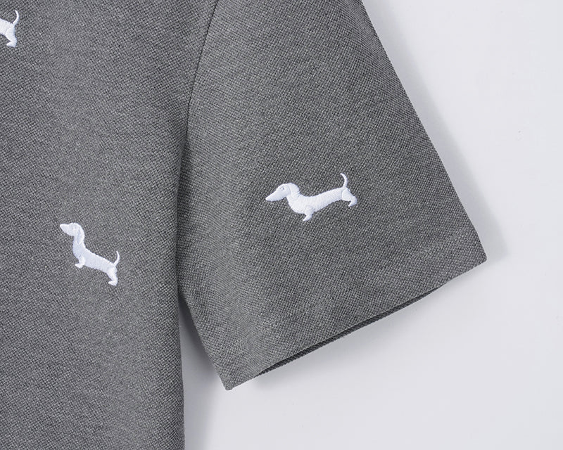 2025SS Puppy embroidered T-shirt THOM TREND