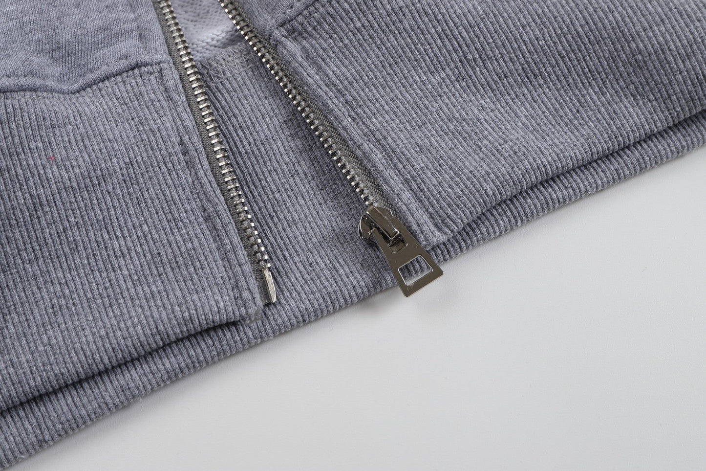 Black Heart Zipper Cardigan