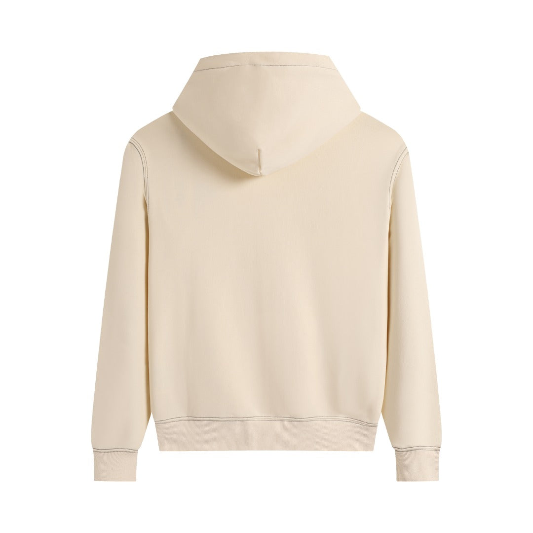 Unisex Hoodie | Grey & Apricot