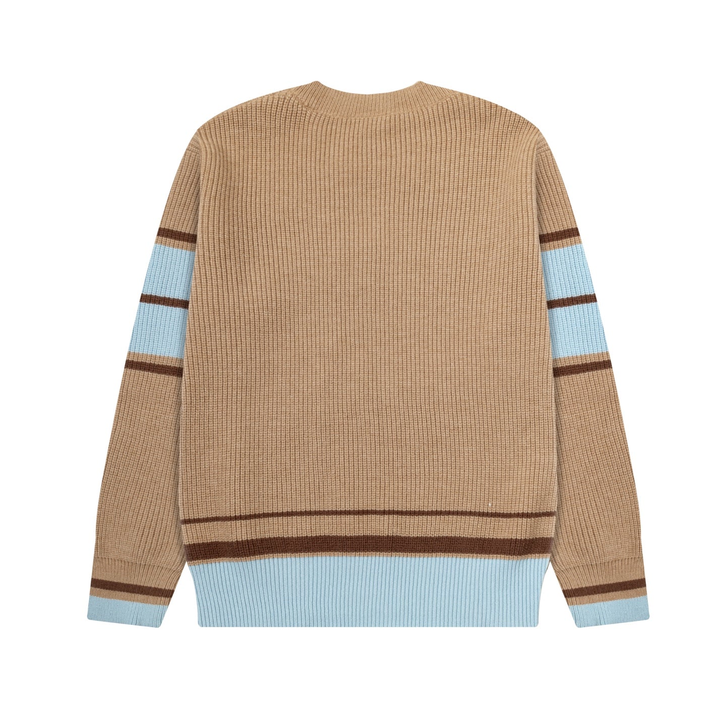 Relaxed V-Neck Knit Sweater