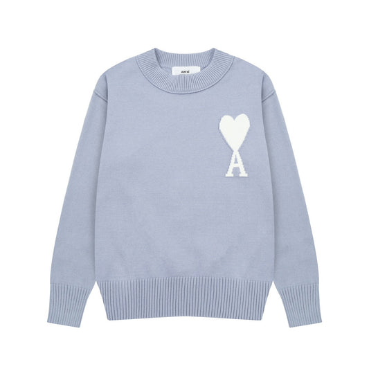 Heart Print Unisex Sweater