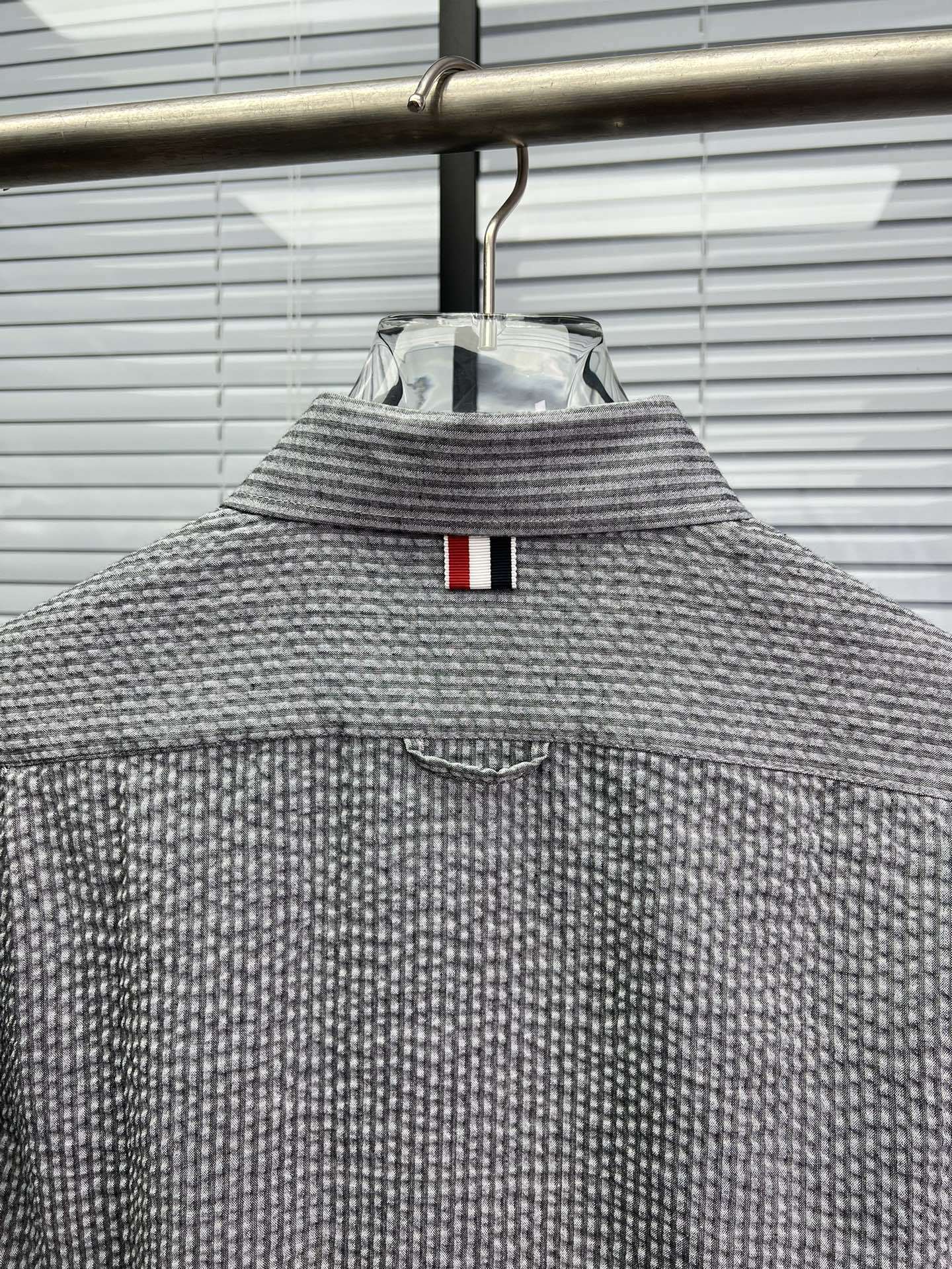 Men's Seersucker Shirt THOM TREND