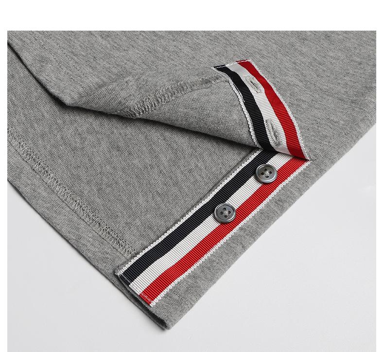 2025SS Double-sleeved ribbon T-shirt THOM TREND