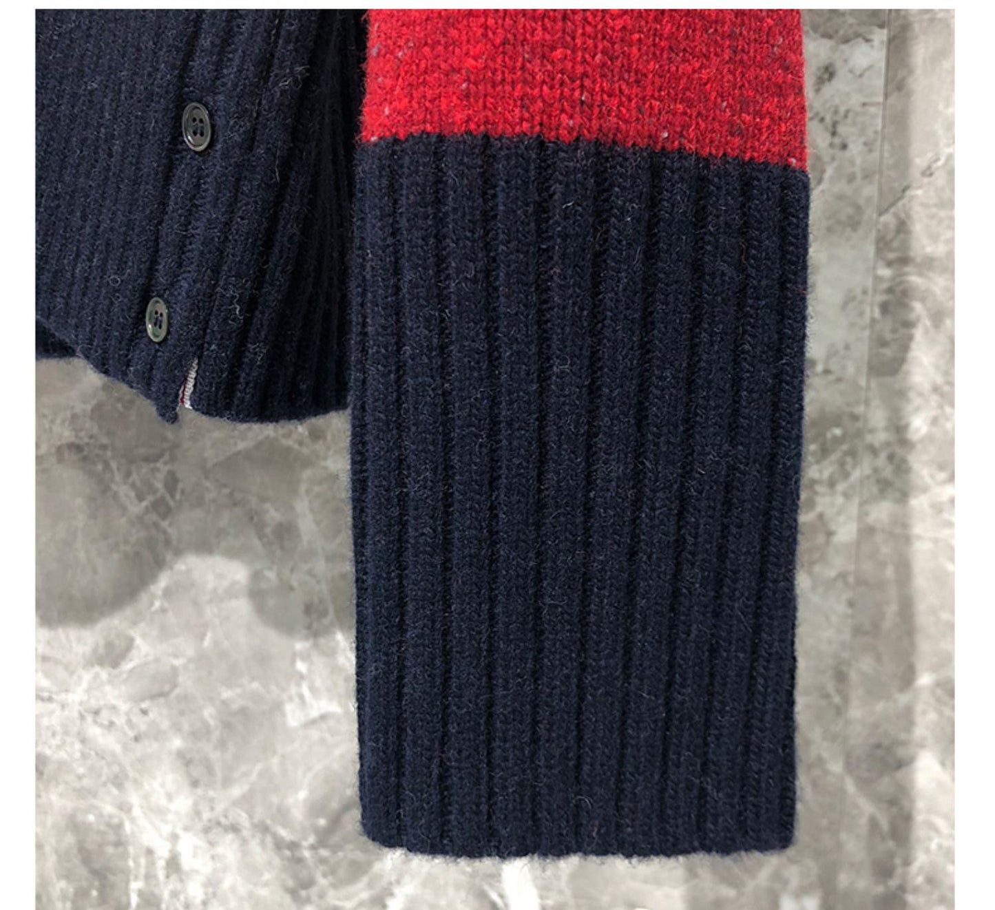 2025SS Unisex color-blocked sweater（副本） THOM TREND