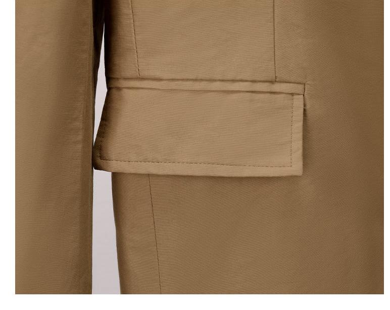 2025SS Striped Web Style Slit Lapel Jacket THOM TREND