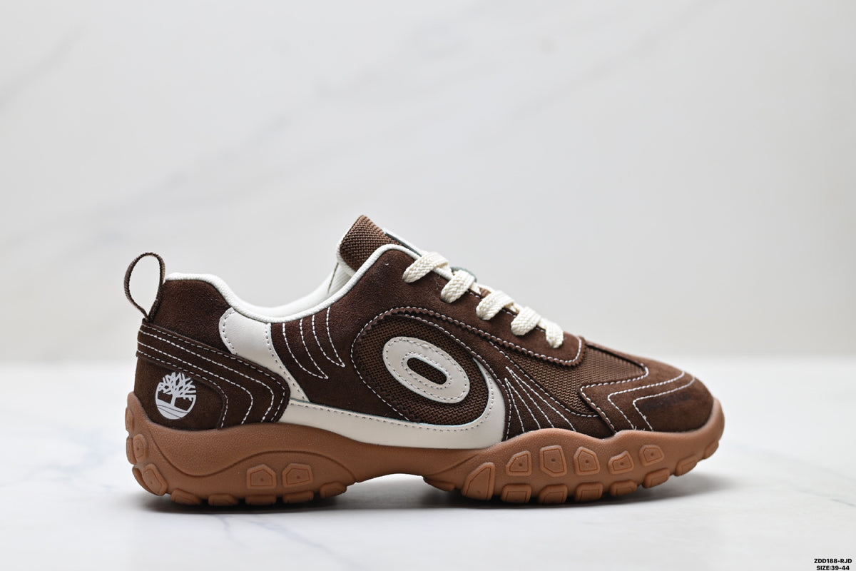 Timberland Brown Rugged Low Sneaker - right-facing side profile main image