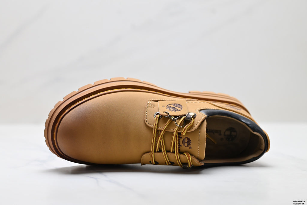 Timberland Wheat Premium Leather Oxford - right-facing side profile main image